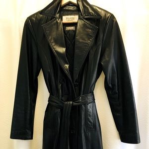 Leather Trenchcoat